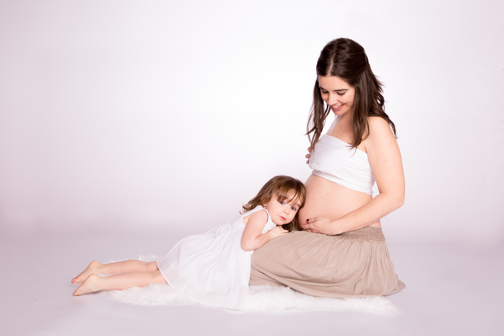 Fotografía embarazada premamá bonita