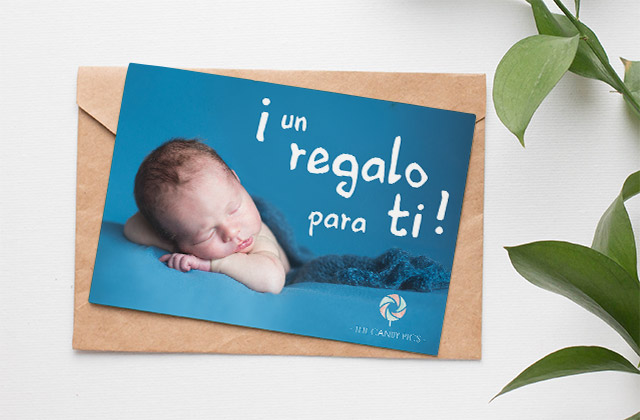 Tarjeta regalo fotografía newborn