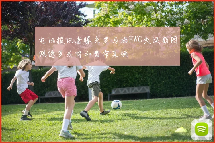 电讯报记者曝光罗马诺HWG失误截图佩德罗或将加盟布莱顿